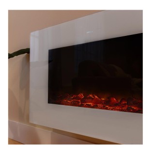 Ηλεκτρικό Τζάκι Τοίχου με WiFi και Τηλεχειριστήριο 35 Cecotec Ready...