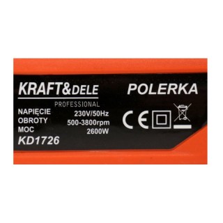 Ηλεκτρικός Αλοιφαδόρος 2600 W Kraft&Dele KD-1726