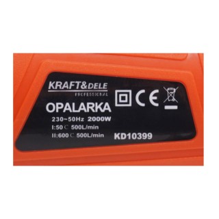 Ηλεκτρικός Καταστροφέας για Αγριόχορτα Χωρίς Χημικά 2000 W Kraft&De...