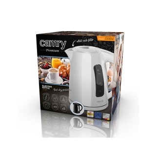 Ηλεκτρικός Βραστήρας 1.7 Lt Χρώματος Λευκό Camry CR-1255w Ηλεκτρικός Βραστήρας 1.7 Lt Χρώματος Λευκό Camry CR-1255w