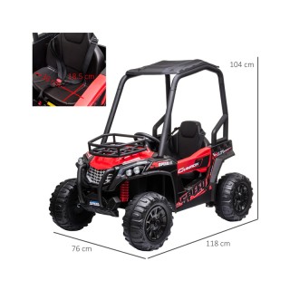 Ηλεκτροκίνητο Παιδικό Αυτοκίνητο με Τηλεχειριστήριο Quad Mini HOMCO...