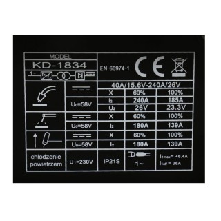 Ηλεκτροκόλληση Inverter MIG / MAG MMA TIG-LIFT 240A IGBT PWM Kraft&... Ηλεκτροκόλληση Inverter MIG / MAG MMA TIG-LIFT 240A IGBT PWM Kraft&...