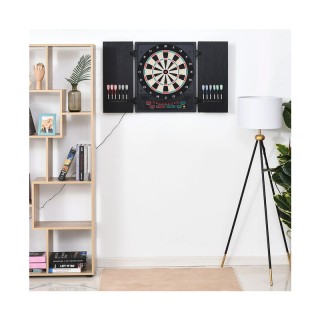 Ηλεκτρονικός Στόχος με 12 Βελάκια σε Θήκη HOMCOM A70-046V90 Ηλεκτρονικός Στόχος με 12 Βελάκια σε Θήκη HOMCOM A70-046V90