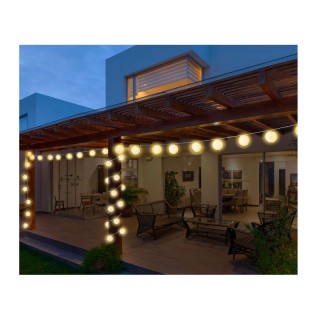 Ηλιακή Γιρλάντα με 10 LED Χάρτινα Φανάρια 2.8 m Inkazen 40004144