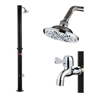 Ηλιακό Θερμαινόμενο Ντους Εξωτερικού Χώρου 35 Lt 16.5 x 16.5 x 220 ... Ηλιακό Θερμαινόμενο Ντους Εξωτερικού Χώρου 35 Lt 16.5 x 16.5 x 220 ...