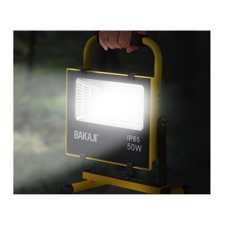 Ηλιακός Φορητός Προβολέας LED 50 W 504 Lm Bakaji 8052877973187 Ηλιακός Φορητός Προβολέας LED 50 W 504 Lm Bakaji 8052877973187