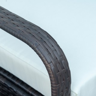 Σετ έπιπλα κήπου Outsunny από PE Rattan με Τραπέζι σαλονιού και 2 Κ... Σετ έπιπλα κήπου Outsunny από PE Rattan με Τραπέζι σαλονιού και 2 Κ...