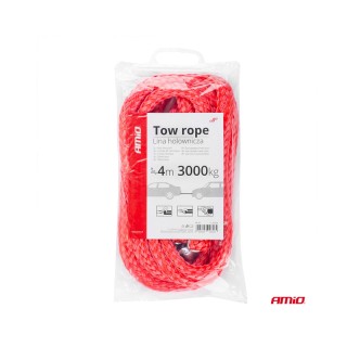 Ιμάντας Ρυμούλκησης Αυτοκινήτου 3 Τόνων 4 m Tow Rope AMiO 02656 Ιμάντας Ρυμούλκησης Αυτοκινήτου 3 Τόνων 4 m Tow Rope AMiO 02656