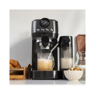 Ημιαυτόματη Καφετιέρα Power Espresso 20 Steel Pro Latte με Δοχείο Γ...