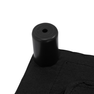 Ορθογώνιο υποπόδιο HOMCOM επενδεδυμένο και επενδυμένο με λευκό συνθ...