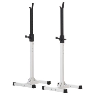 HOMCOM Universal Steel Barbell Rack, Ρυθμιζόμενο ύψος σε 12 επίπεδα... HOMCOM Universal Steel Barbell Rack, Ρυθμιζόμενο ύψος σε 12 επίπεδα...