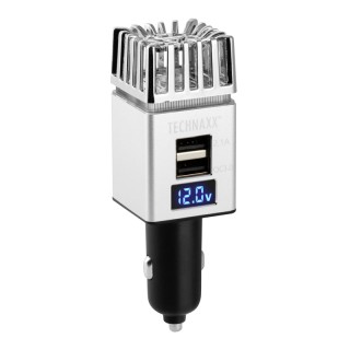 Ιονιστής Αέρα Αναπτήρα Αυτοκινήτου με 2 Θύρες USB 12/24V Technaxx T... Ιονιστής Αέρα Αναπτήρα Αυτοκινήτου με 2 Θύρες USB 12/24V Technaxx T...