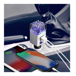 Ιονιστής Αέρα Αναπτήρα Αυτοκινήτου με 2 Θύρες USB 12/24V Technaxx T... Ιονιστής Αέρα Αναπτήρα Αυτοκινήτου με 2 Θύρες USB 12/24V Technaxx T...