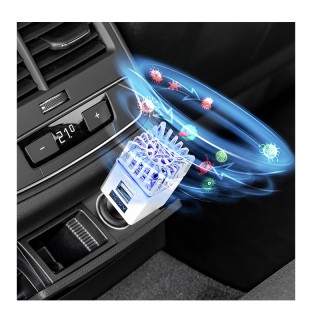 Ιονιστής Αέρα Αναπτήρα Αυτοκινήτου με 2 Θύρες USB 12/24V Technaxx T... Ιονιστής Αέρα Αναπτήρα Αυτοκινήτου με 2 Θύρες USB 12/24V Technaxx T...