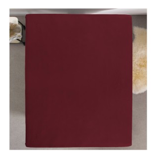 Υπέρδιπλο Σεντόνι Jersey με Λάστιχο 160 x 200 x 30 cm Χρώματος Μπορ... Υπέρδιπλο Σεντόνι Jersey με Λάστιχο 160 x 200 x 30 cm Χρώματος Μπορ...