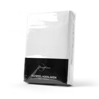 Υπέρδιπλο Βελούδινο Σεντόνι με Λάστιχο 160 x 200 cm Χρώματος Λευκό ... Υπέρδιπλο Βελούδινο Σεντόνι με Λάστιχο 160 x 200 cm Χρώματος Λευκό ...