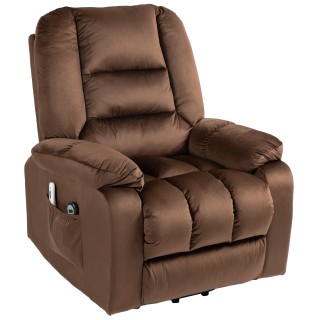 HOMCOM Relaxing Lift Chair, Ανακλινόμενη, Μασάζ και Θερμαινόμενη σε...
