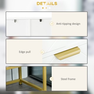 kleankin Μοντέρνο Ντουλάπι Μπάνιου με Ντουλάπι, Συρτάρι και Ρυθμιζό... kleankin Μοντέρνο Ντουλάπι Μπάνιου με Ντουλάπι, Συρτάρι και Ρυθμιζό...