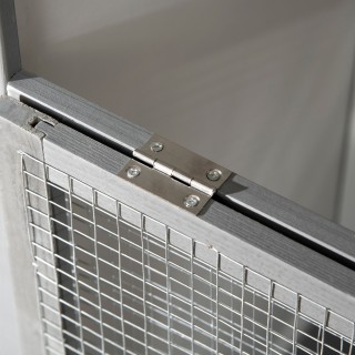 PawHut Spruce Outdoor Bird Aviary, 80,5x57x158,5cm, Ανοιχτό Γκρι D1...