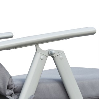 Outsunny Πτυσσόμενη ξαπλώστρα κήπου με στρώμα πλάτης 7 ξαπλώστρες 8... Outsunny Πτυσσόμενη ξαπλώστρα κήπου με στρώμα πλάτης 7 ξαπλώστρες 8...