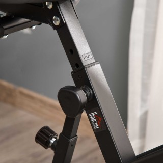 Πτυσσόμενο ποδήλατο γυμναστικής HOMCOM 2-σε-1, ρυθμιζόμενη μαγνητικ...