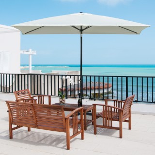 Ομπρέλα Κήπου Outsunny Ορθογώνια 200x300cm Ανοιγόμενη μανιβέλα και ... Ομπρέλα Κήπου Outsunny Ορθογώνια 200x300cm Ανοιγόμενη μανιβέλα και ...
