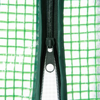 Θερμοκήπιο Outsunny Garden με Μεταλλικά Ράφια, Κάλυμμα PE και Roll-... Θερμοκήπιο Outsunny Garden με Μεταλλικά Ράφια, Κάλυμμα PE και Roll-...