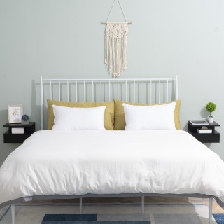 HOMCOM Σετ 2 κρεμαστά κομοδίνα για κρεβατοκάμαρα με συρτάρι και επά... HOMCOM Σετ 2 κρεμαστά κομοδίνα για κρεβατοκάμαρα με συρτάρι και επά...