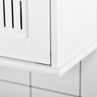 kleankin Κρεμαστό Ντουλάπι Μπάνιου με Πόρτες Καθρέφτη, 55x17,5x60cm... kleankin Κρεμαστό Ντουλάπι Μπάνιου με Πόρτες Καθρέφτη, 55x17,5x60cm...