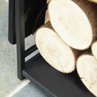 Μεταλλική Θήκη για Ξύλα με Αξεσουάρ 46 x 29 x 70 cm Μαύρη 842-160 H... Μεταλλική Θήκη για Ξύλα με Αξεσουάρ 46 x 29 x 70 cm Μαύρη 842-160 H...