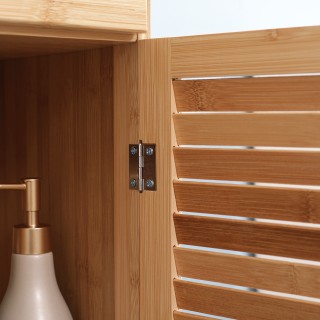 Στήλη Μπάνιου από Μπαμπού με 3 Ράφια 1 Ντουλάπι και 1 Συρτάρι 32 x ... Στήλη Μπάνιου από Μπαμπού με 3 Ράφια 1 Ντουλάπι και 1 Συρτάρι 32 x ...