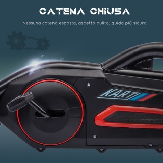 HOMCOM Pedal Go Kart για παιδιά 3-8 ετών με ρυθμιζόμενο κάθισμα και...