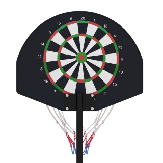 SPORTNOW Τσέρκι μπάσκετ με Darts Target 2 in 1, σε ατσάλι και PE, 3... SPORTNOW Τσέρκι μπάσκετ με Darts Target 2 in 1, σε ατσάλι και PE, 3...