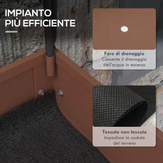 Outsunny Raised Planter με Μίνι Θερμοκήπιο για Φυτά, Τροχούς και Ρά... Outsunny Raised Planter με Μίνι Θερμοκήπιο για Φυτά, Τροχούς και Ρά...