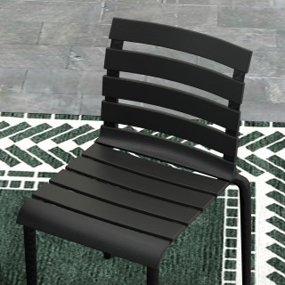 Outsunny Σετ κήπου με τραπέζι και 4 στοιβαζόμενες καρέκλες σε ατσάλ... Outsunny Σετ κήπου με τραπέζι και 4 στοιβαζόμενες καρέκλες σε ατσάλ...