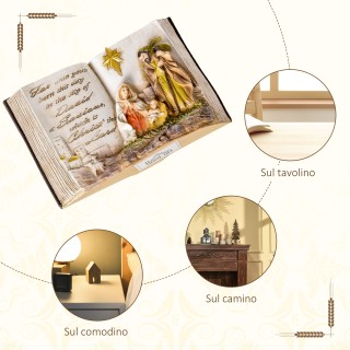 Χριστουγεννιάτικη Διακοσμητική 3D Φάτνη Βιβλίο 21.5 x 9.5 x 14 cm H... Χριστουγεννιάτικη Διακοσμητική 3D Φάτνη Βιβλίο 21.5 x 9.5 x 14 cm H...