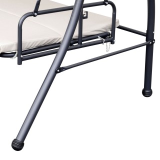 Outsunny 2 σε 1 κουνιστή καρέκλα εξωτερικού χώρου για 3 άτομα μετατ... Outsunny 2 σε 1 κουνιστή καρέκλα εξωτερικού χώρου για 3 άτομα μετατ...