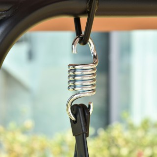 Outsunny Garden Swing Terrace 3 θέσεων με ρυθμιζόμενο μεταλλικό κου... Outsunny Garden Swing Terrace 3 θέσεων με ρυθμιζόμενο μεταλλικό κου...