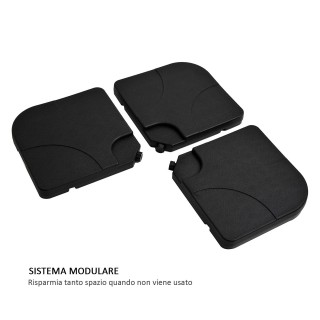 Outsunny Σετ 4τμχ Πλαστική Βάση Ομπρέλα Κήπου 50? 50 7,5 εκ 84D-021