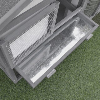 Ξύλινο Κλουβί Κουνελιών - Σπίτι Μικρών Ζώων 147 x 64 x 84 cm PawHut... Ξύλινο Κλουβί Κουνελιών - Σπίτι Μικρών Ζώων 147 x 64 x 84 cm PawHut...