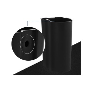 Κάδος Απορριμμάτων Χαρτοδοχείο από Ατσάλι 10 Lt με Καλάθι και Πεντά...