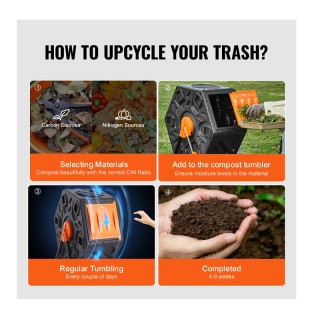 Κάδος Ταχείας Κομποστοποίησης 70 Lt 605 x 510 x 730 mm VEVOR FGDFJ1... Κάδος Ταχείας Κομποστοποίησης 70 Lt 605 x 510 x 730 mm VEVOR FGDFJ1...