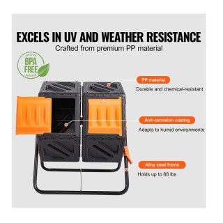 Κάδος Ταχείας Κομποστοποίησης με 2 Θαλάμους 140 Lt 785 x 605 x 795 ... Κάδος Ταχείας Κομποστοποίησης με 2 Θαλάμους 140 Lt 785 x 605 x 795 ...