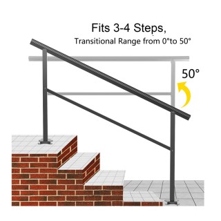 Κάγκελα Σκάλας από Αλουμίνιο Εξωτερικού Χώρου για 3-4 Σκαλοπάτια 12... Κάγκελα Σκάλας από Αλουμίνιο Εξωτερικού Χώρου για 3-4 Σκαλοπάτια 12...