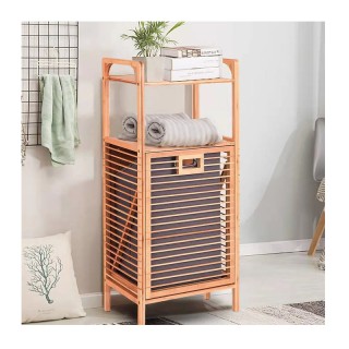 Καλάθι Απλύτων από Μπαμπού με Υφασμάτινη Τσάντα και 2 Ράφια 40 x 30... Καλάθι Απλύτων από Μπαμπού με Υφασμάτινη Τσάντα και 2 Ράφια 40 x 30...