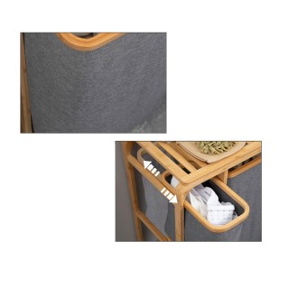 Καλάθι Απλύτων από Μπαμπού με 3 Χώρους HOMCOM 850-181 Καλάθι Απλύτων από Μπαμπού με 3 Χώρους HOMCOM 850-181