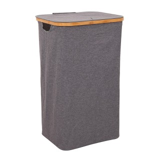 Καλάθι Απλύτων από Μπαμπού με Υφασμάτινη Τσάντα 41 x 33 x 62 cm Bak... Καλάθι Απλύτων από Μπαμπού με Υφασμάτινη Τσάντα 41 x 33 x 62 cm Bak...