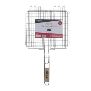 Καλάθι Ψησίματος από Ατσάλι με Ξύλινη Λαβή 34 x 31 cm Neka 118045 Καλάθι Ψησίματος από Ατσάλι με Ξύλινη Λαβή 34 x 31 cm Neka 118045