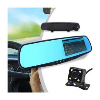 Κάμερα Καθρέπτης Αυτοκινήτου με Οθόνη LCD 4.3 Hoppline HOP1000733 Κάμερα Καθρέπτης Αυτοκινήτου με Οθόνη LCD 4.3 Hoppline HOP1000733
