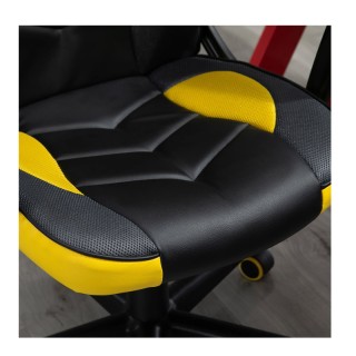 Καρέκλα Γραφείου 62 x 59 x 105-117 cm Χρώματος Κίτρινο Vinsetto 921...